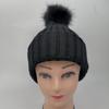 Big Hairball Pointed Hat Knitted Rough Wool Hat, Winter Hairball Pullover Hat, Hairball Knitted Hat Hat