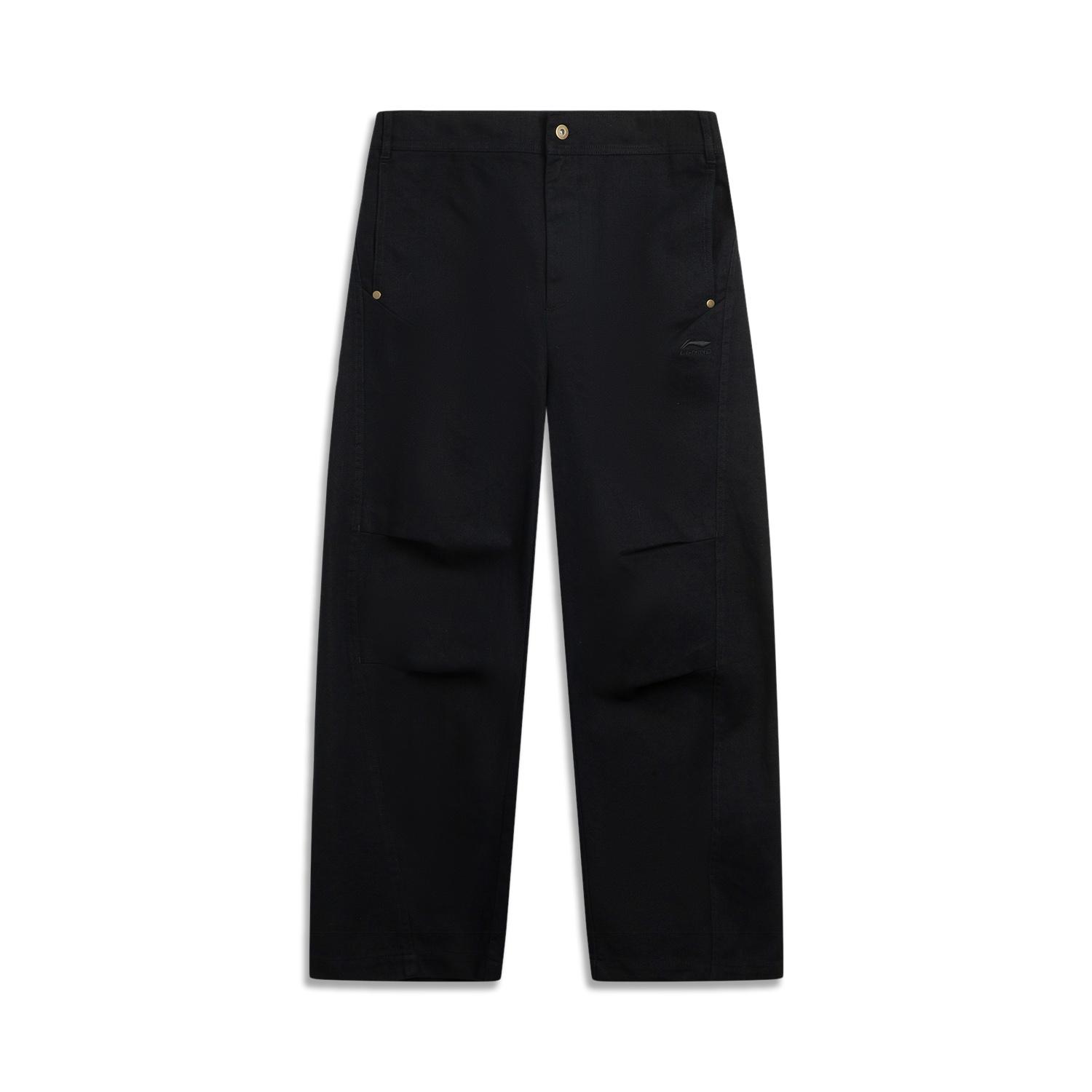 

Серия спортивного стиля Li Ning Простые Модные Удобные Универсальные Свободные Со средней посадкой Повседневные Брюки Мужские Брюки AKXV479-1 XXL