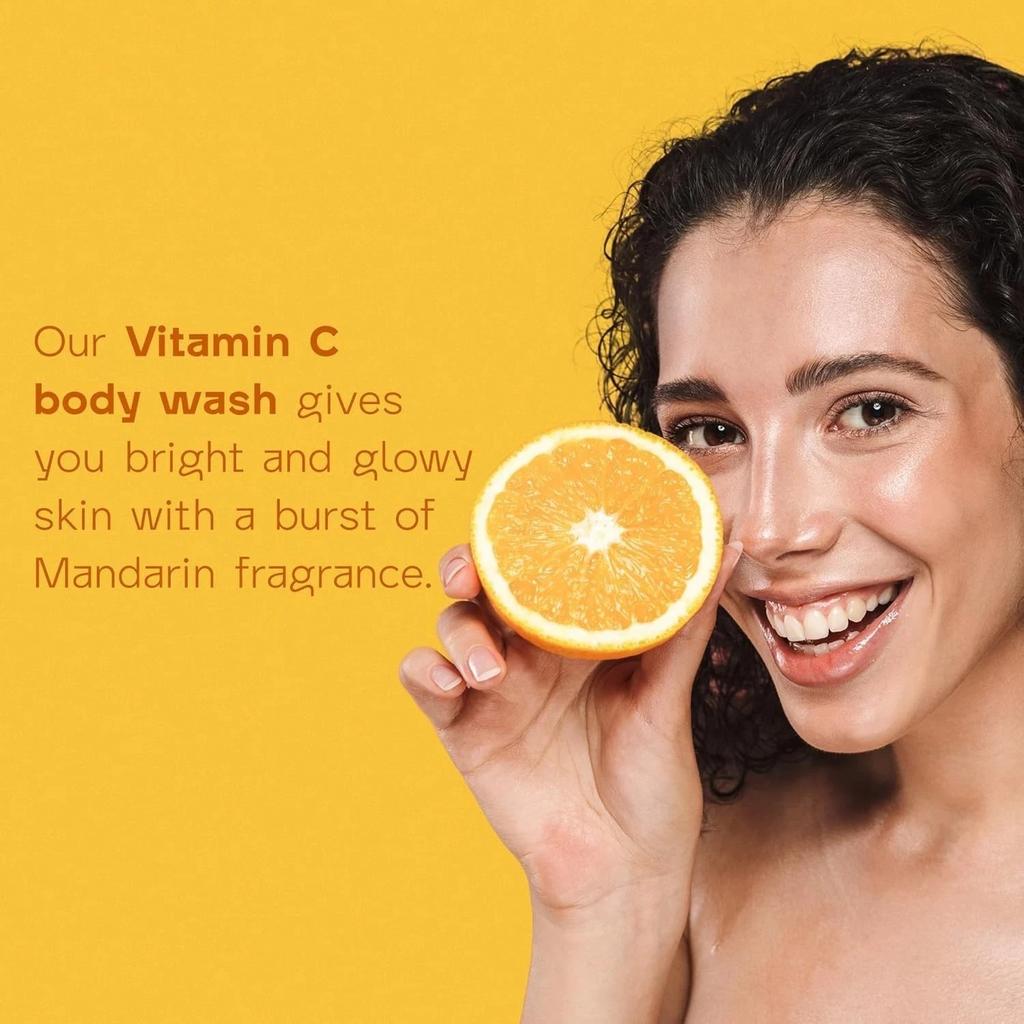 Arata 1% Vitamin C Daily Glow Body Wash For Soft & Even Toned Skin - 300ML