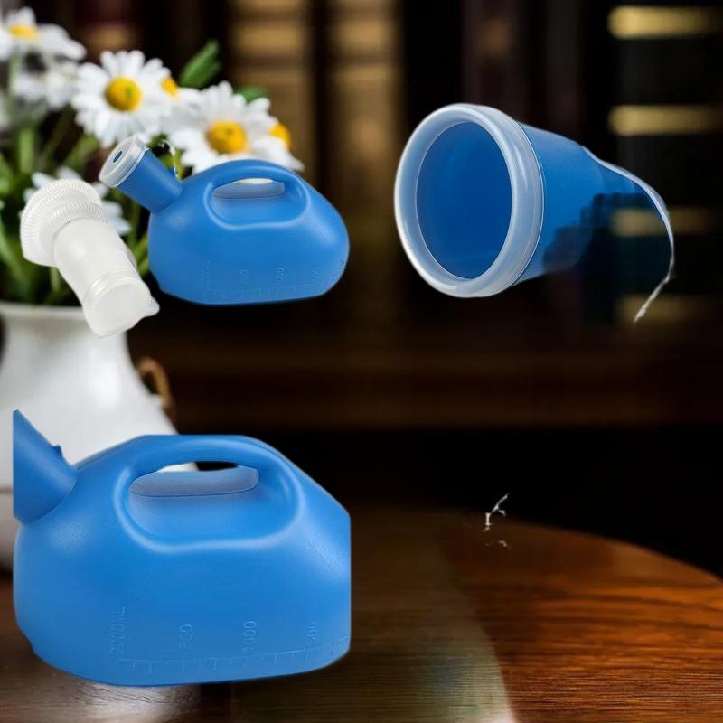 1 Pezzo Urinale Portatile Bottiglia per Urinare 2000ML Per Uomini e Donne A Prova di Sversamento Unisex Vasino Per Casa Campeggio Auto Accessori da Viaggio