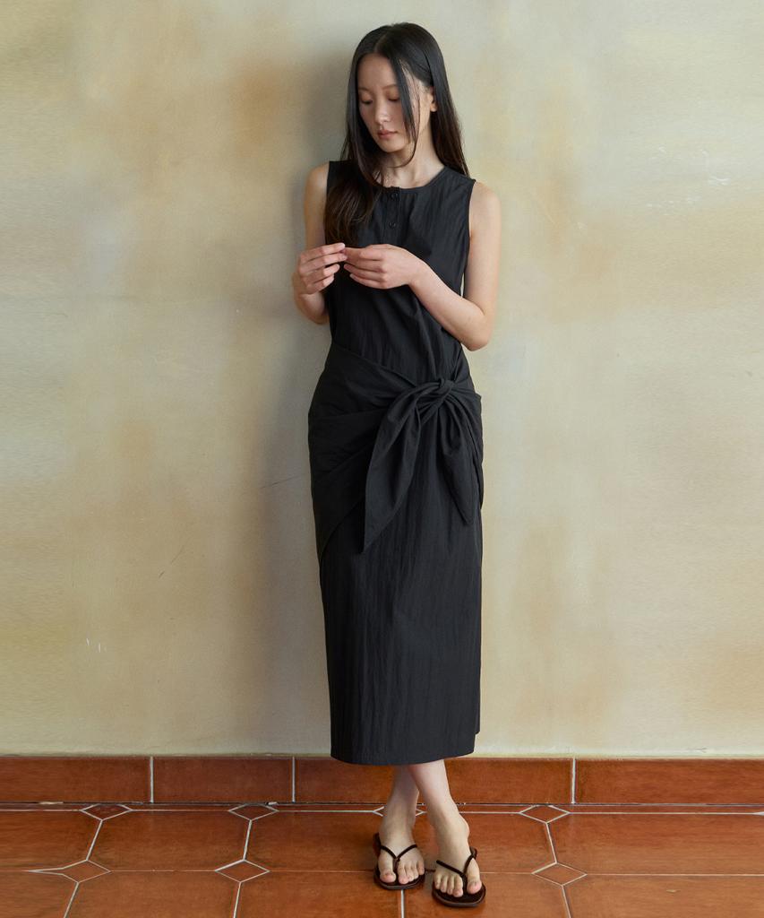 Wednesday Oasis For Woman Pure Henry Wrap Dress_Black(Wb6Op02)
