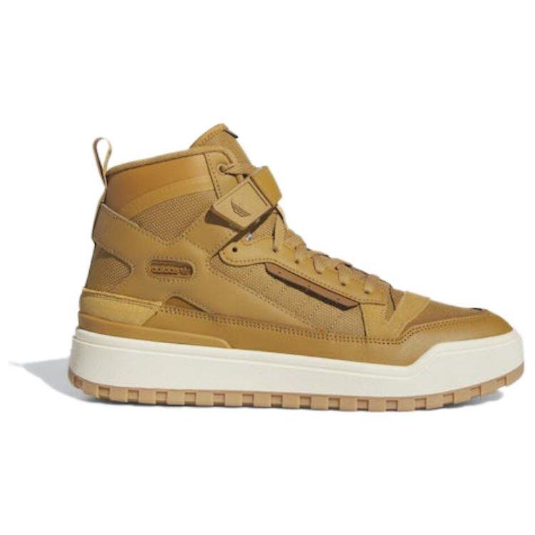 Adidas Forum Boot Mesa Gum Unisex Sneakers Brown Cream-White IE7205