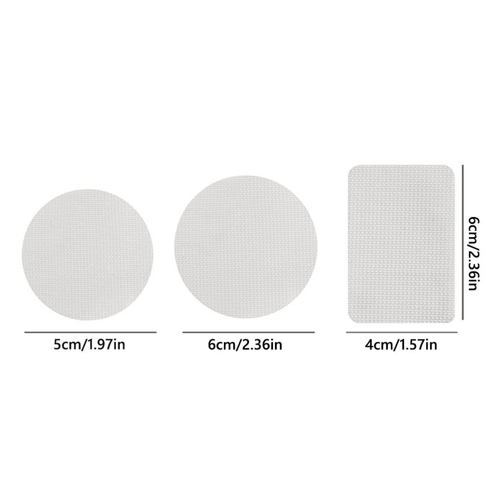 Double Sided Adhesive Hook and Loop Tape Square/Round Self-Adhesive Carpet Pad Sofa Mat