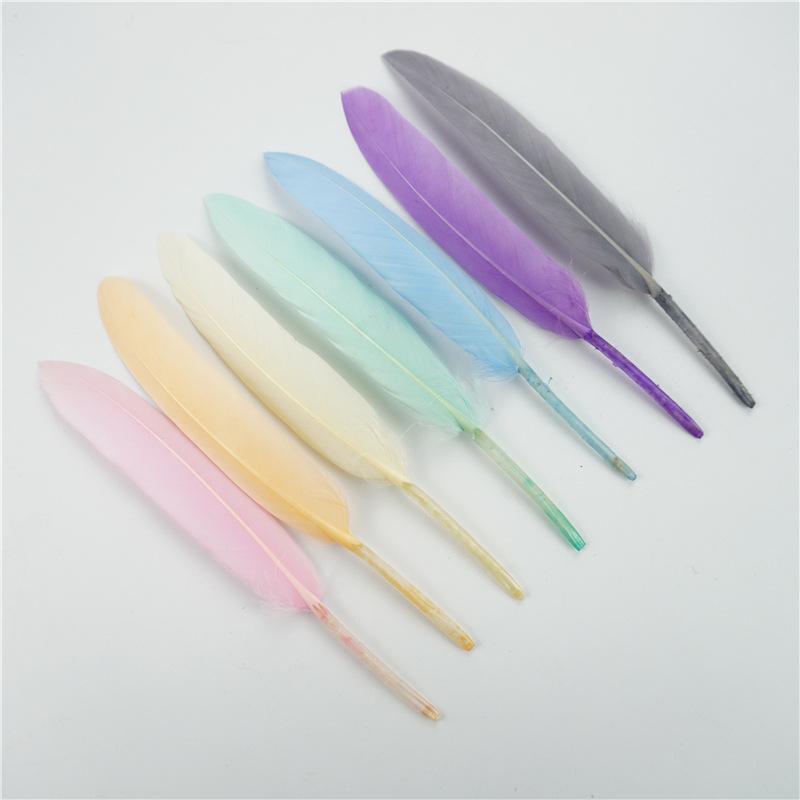 50Pcs10-15Cm/4-6 Inch Colorful Duck Feather Handicraft Accessories Goose Feather Jewelry Creation Diy