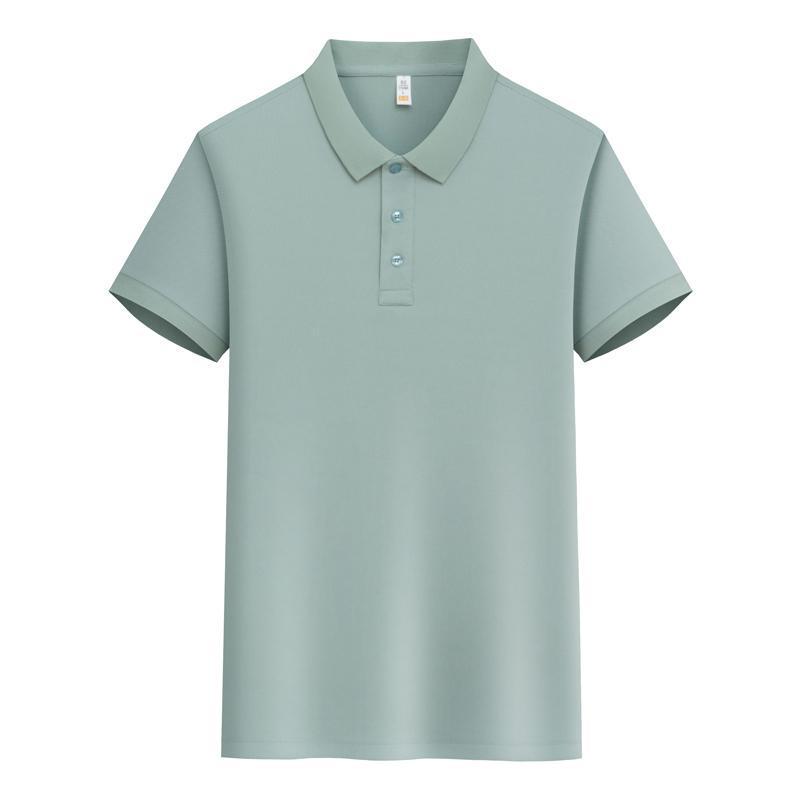 Herren Kurzarm Bambuskohle Poloshirt mit Ice Silk Technologie.