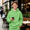 Kinder Pullover Hoodie Langarm Kapuzenpullover für Jungen und Mädchen Freizeitkleidung