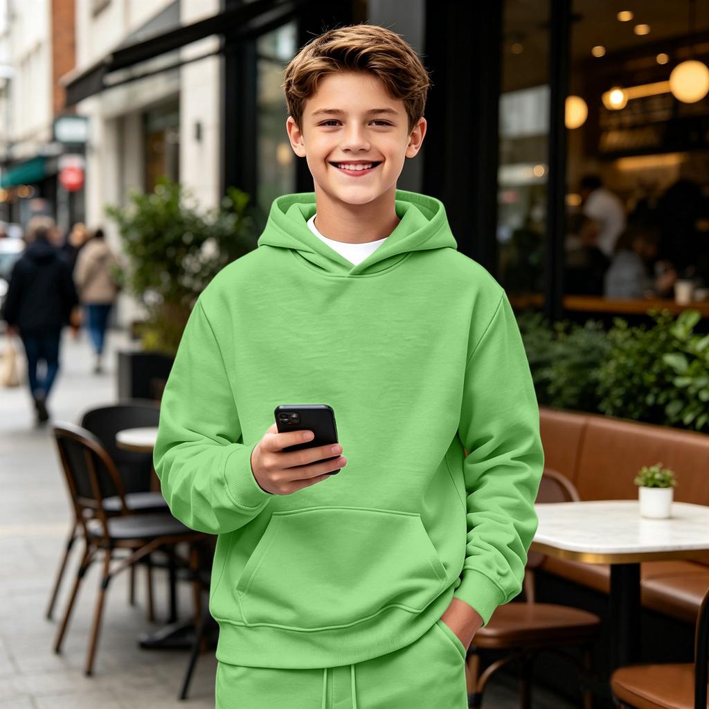 Kinder Pullover Hoodie Langarm Kapuzenpullover für Jungen und Mädchen Freizeitkleidung