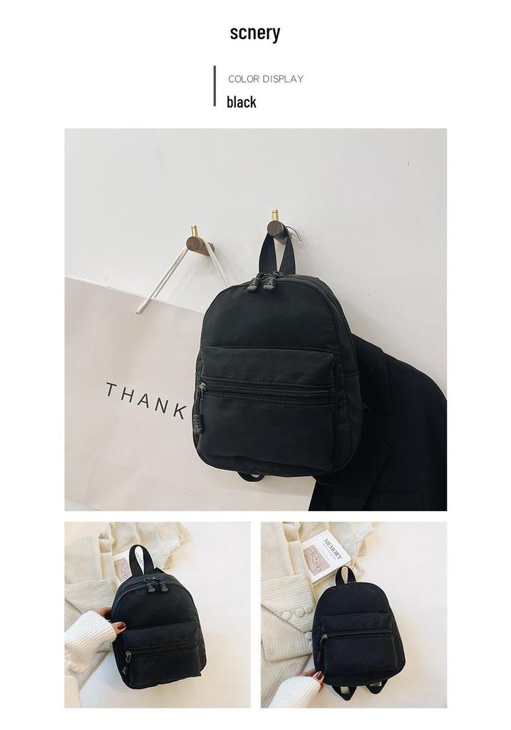 Zaino Classico in Nylon da Donna 2021 - Alla Moda Stile Coreano per Studenti