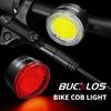 BUCKLOS COB Bicycle Lights USB Rechargeable Mtb Road Bike Taillights Headlight Bright Bicycle Rear Light Front Light