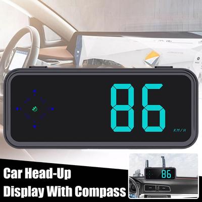 Car Accessories Head-up Display HUD GPS Positioning Compass Function Windshield KM/MP Digital Electronic Speedometer Projector