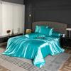 High Quality Bedding Set Skin Friendly Satin Quilt Cover Single Double Full Queen Solid Color Duvet Cover