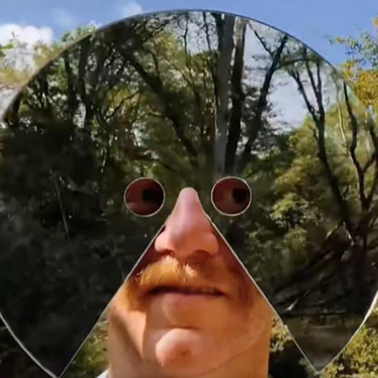 Mască Oglindă Creativă pentru Petrecere Foto Plastic Reflectorizant Propteză Față pentru Cosplay Costum Halloween Ușoară Unică
