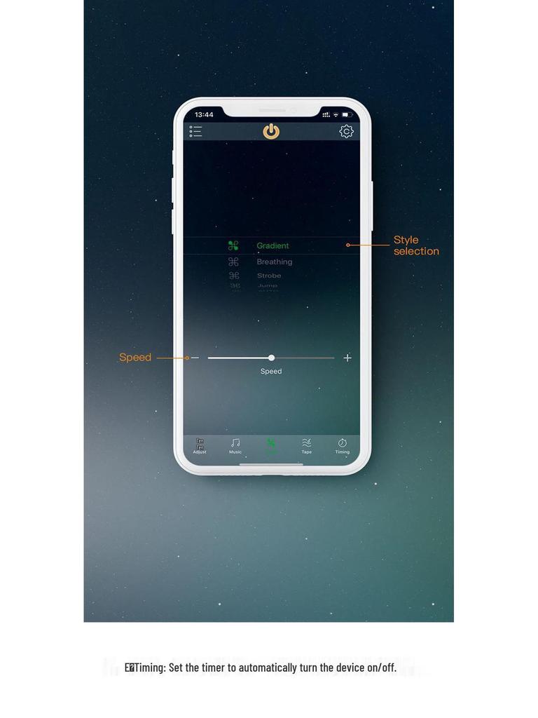 11-Key Mini Bluetooth LED Strip Controller: Monochromatic Dimming & Color Adjustment