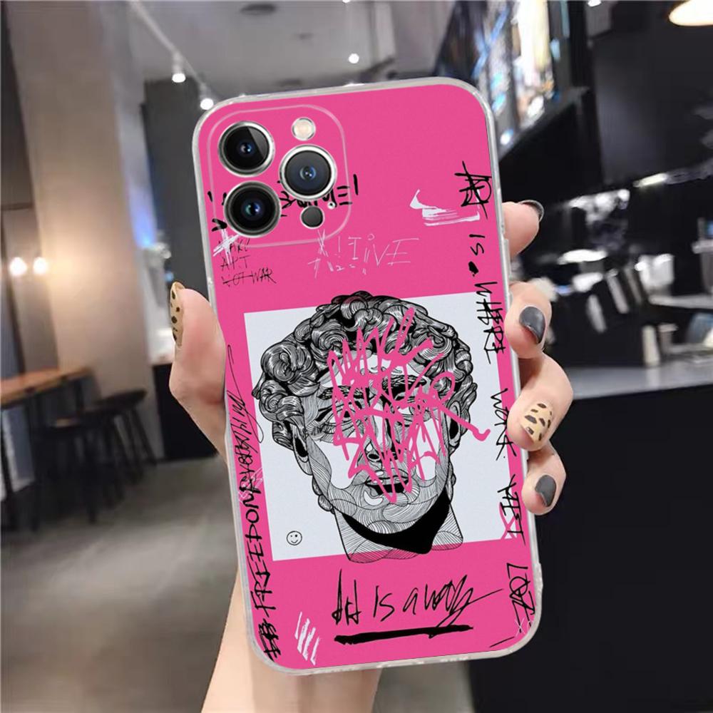 Graffiti Cool Art Phone Case For iPhone 15 14 11 12 13 Mini Pro XS Max Cover 6 7 8 Plus X XR SE 2020 Funda Shell