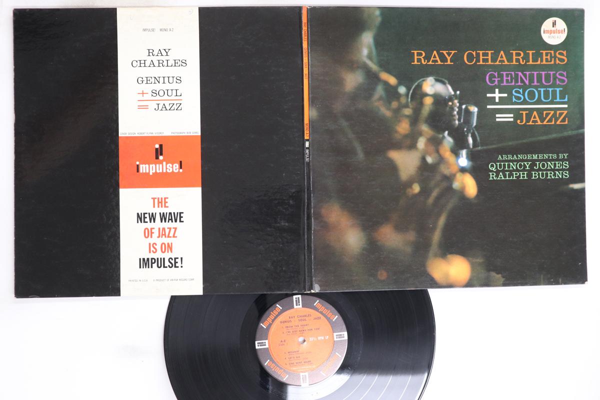

LP Record RAY CHARLES - Genius + Soul = Jazz A2 IMPULSE 1961 US Jazz Used