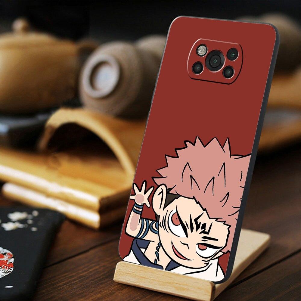 Phone Coque For Xiaomi POCO M4 Pro 5G M3 F3 10T X3 NFC 11T F4 GT MI 11 Lite X4 9T Anime Jujutsu Kaisen Fashion Full