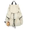 Mochila con cordón plisada Mochila ligera para mujer Mochila de viaje para hombre