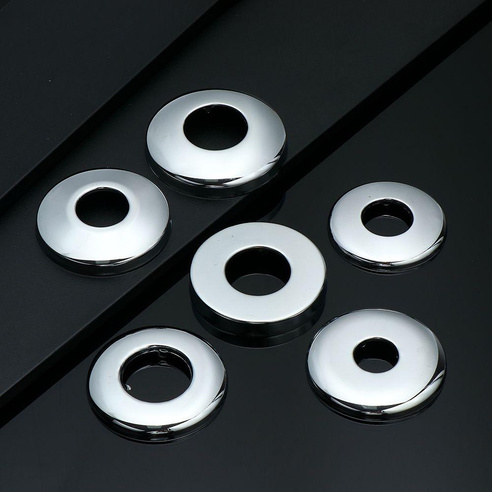 Kitchen Chrome Wall Flange Faucet Decor Faucet Accessories Faucet Decorative Cover Pipe Wall Covers