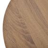 Round Coffee Table 2-Piece Set Coffee Table Living Room Round Nesting Side Table 2 Round Side Table (Oak)
