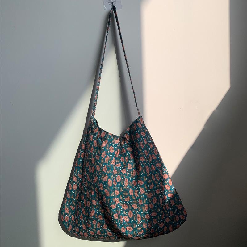 Schultertasche aus Kord-Canvas mit Leopardenmuster - Koreanischer Stil, Neues Sommer-College-Design