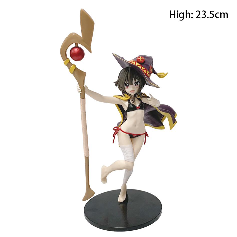 KonoSuba God's Blessing On This Wonderful World! 23cm Megumin Action Figure Cute Figurine For Girls Droppshiping Model Toys gift