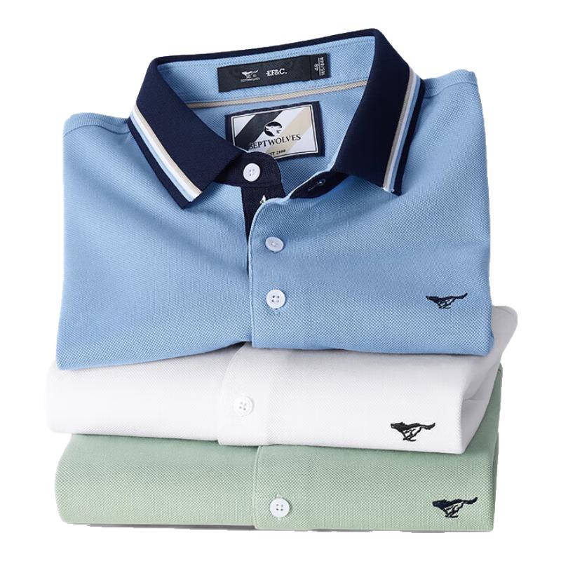 

Qipilang Men s Pima Cotton Embroidered Polo T-Shirt 185/100A