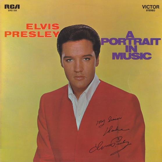 

LP Record ELVIS PRESLEY A Portrait In Music SRS558 RCA VICTOR 1970 Germany Rock Used