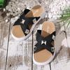 Beach Flip-flops with Thick Soles, Casual Women's Breathable Flat Shoes