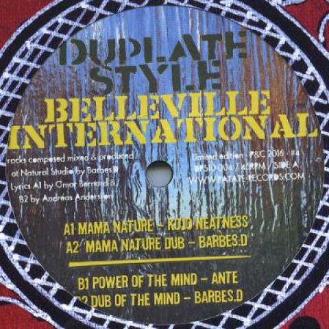10inch Record KOJO NEETNESS / ANTE - Mama Nature; Dub / Power Of The Min DPS10004 Belleville Hill 2017 Europe Reggae, Ska & Dub
