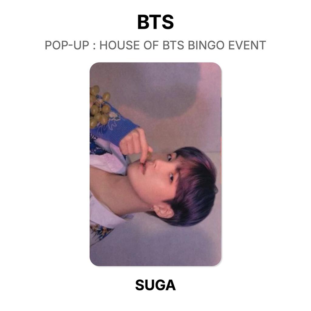 BTS POP-UP : HOUSE OF BTS BINGO EVENT Official Photocard