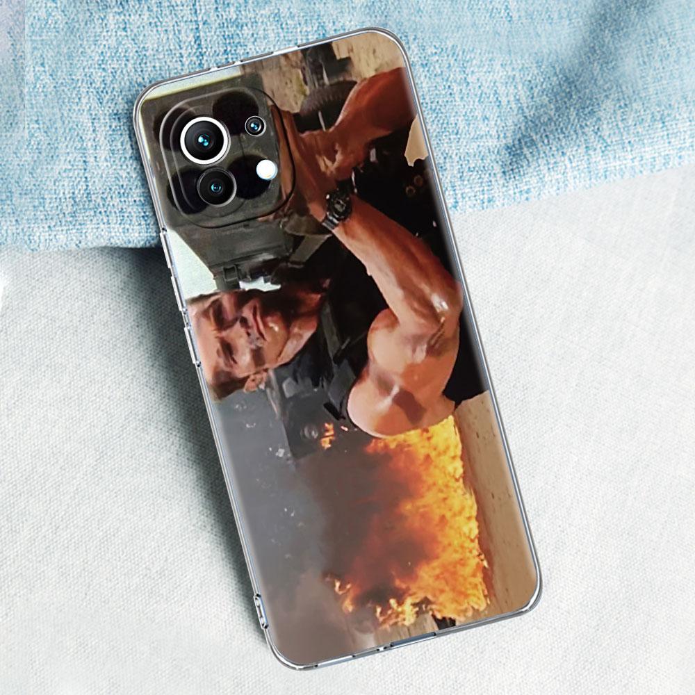 

Arnold Schwarzenegger Movie Commando 1985 Capa для Xiaomi Mi 11 10T Note 10 Lite 9T 9 Case Poco X3 NFC M3 F3 GT F2 Pro 5G Cover Mi Poco X3 Pro 5G