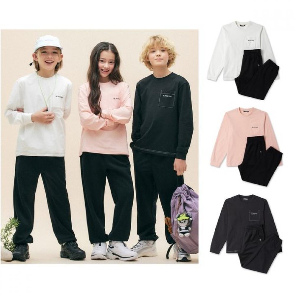 Blackyak Kids Long Sleeve Layered Sweatshirt Jogger Pants Set