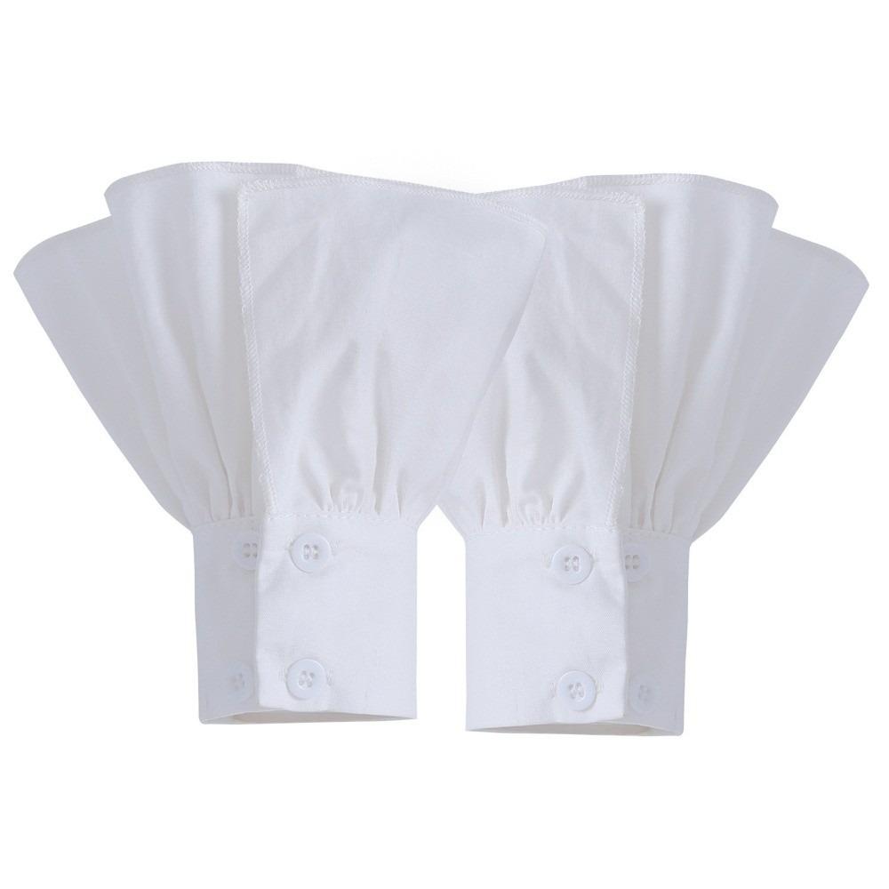 Ruffles Fake Cuffs Detachable Cuffs Hand Wrist Cuffs Sweet Fake Flared Sleeves Girl/Women