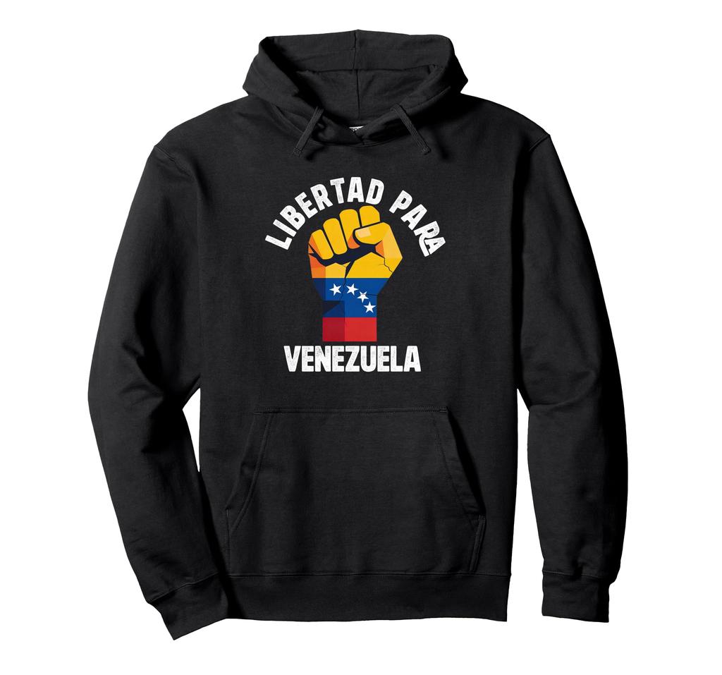 Libertad para Venezuela Libre Bandera Orgullo Venezolano Sweat à capuche