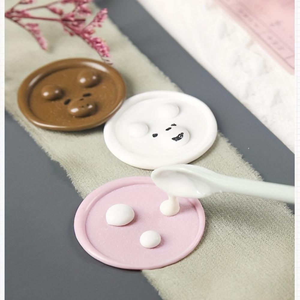 1PC Wax Seal Long Scraper Silicone Scraper High Temperature Resistant Integrated Mixing Tool Household Scraper Mixing Knife Cleaning Knife