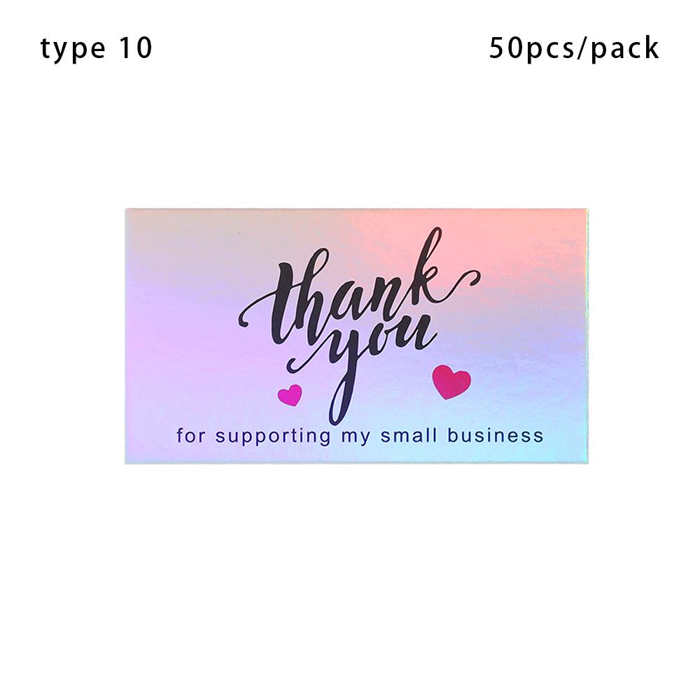 30/50PCS Black Gold Kraft Paper Cards Thank You For Your Order Card For Small Shop Gift Decoration Appreciate Card For Business