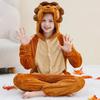 Disfraces Cosplay de Capibara Anime Mono de Animal de Dibujos Animados para Niños para Halloween Navidad Niñas Niños Pijamas con Capucha Monos