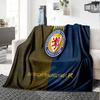 Braunschweig Fc Crest Design Flannel Blanket, Soft Polyester, Modern Design, All-Season for Camping, Travel, Gifts for Holidays or Birthdays