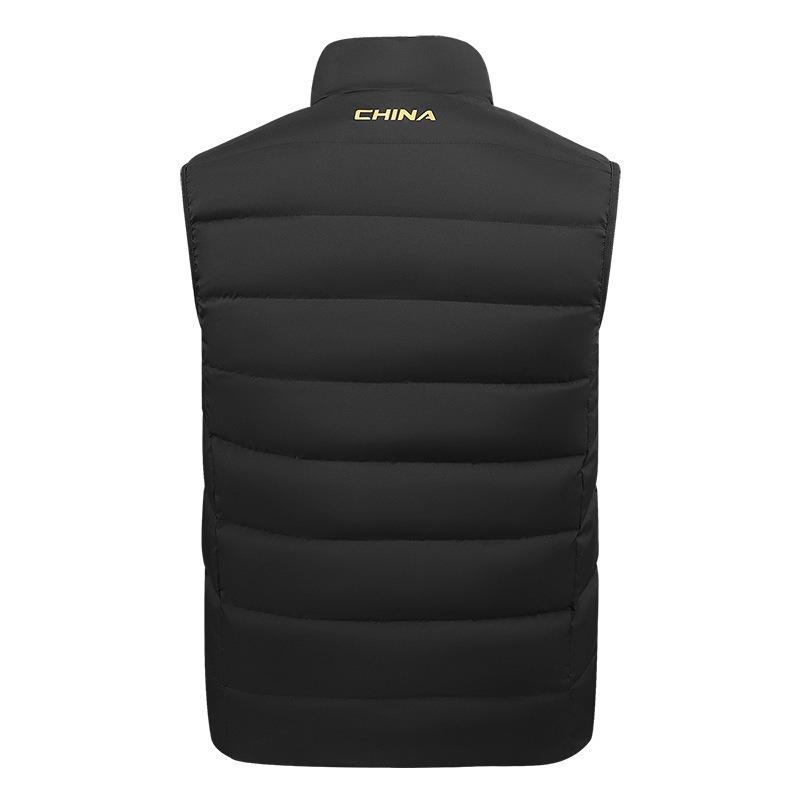 White duck down sports down vest taekwondo winter cut sleeveless youth down vest sports
