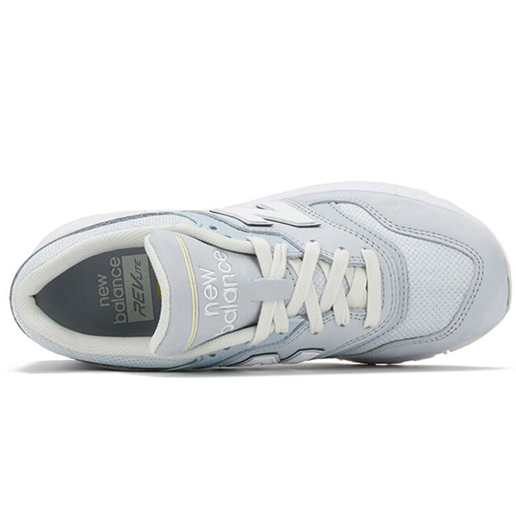 New Balance Nb 997 Comfortable Sports Mesh Suede Synthetic Leather Low Top Marathon Running Shoes Women Sneaker Light-Blue WL997HPB
