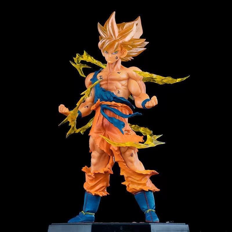 Anime Dragon Ball Son Goku Super Saiyan Figure 17cm/6.69in Goku DBZ Action Figure Model Gifts Collectible Figurines for Kids