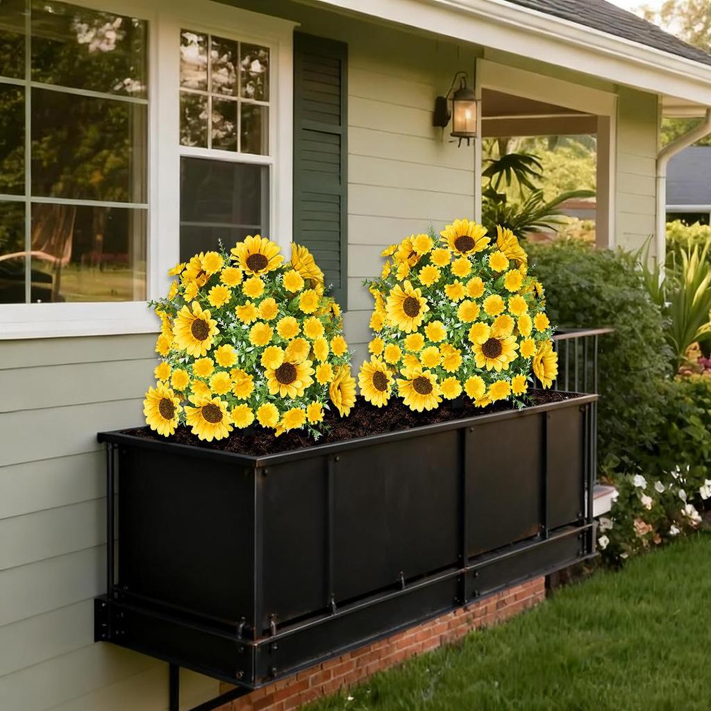 Spring Artificial Flowers: Small Daisies, Sunflowers, and Lavender for Outdoor Garden and Home Decor