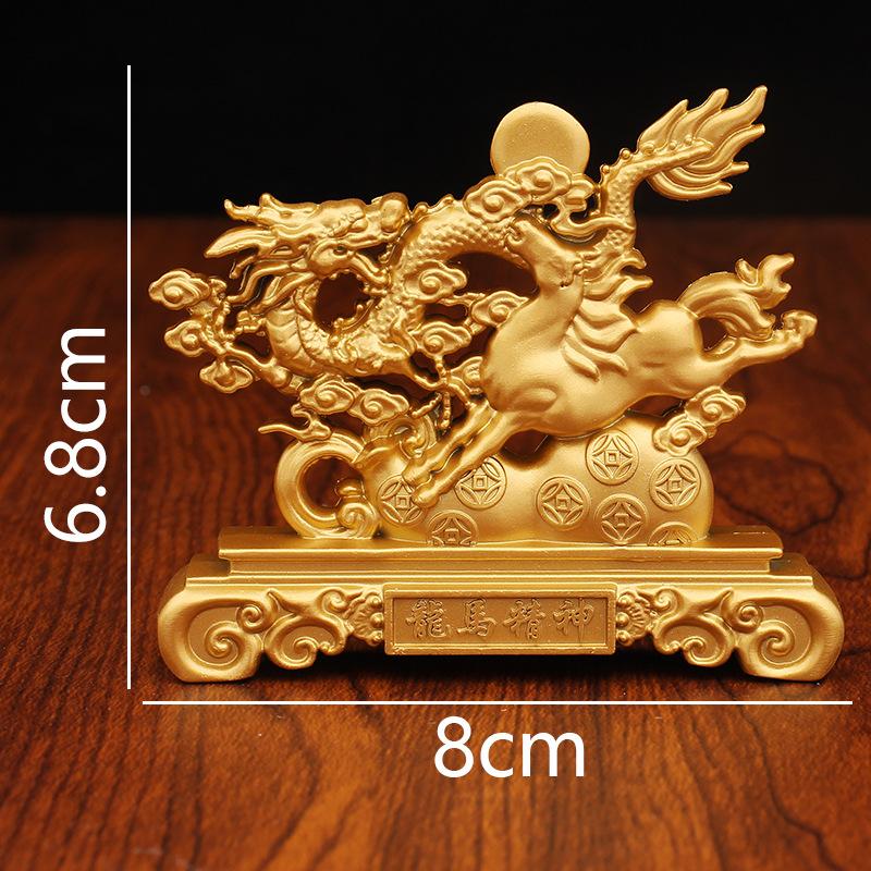 

Монета Духа Шацзинь Лунма Счастливый Талисман Украшение для Офиса Дома Гостиной Популярные изделия ручной работы в живописных местах