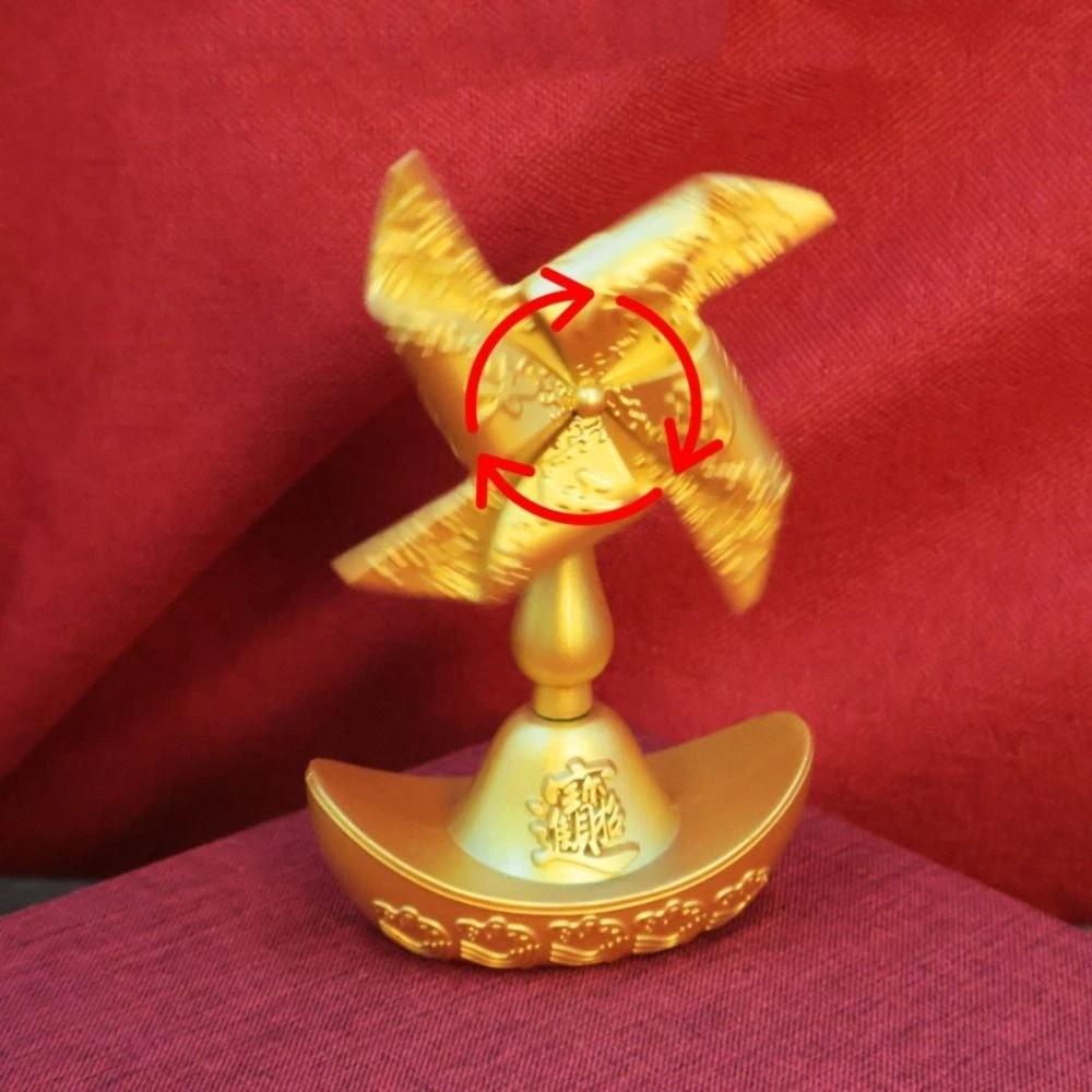 Crafts Good Luck Home Decor Lucky Auspicious Ornament Windmill Rotating Ornament  Home Decor