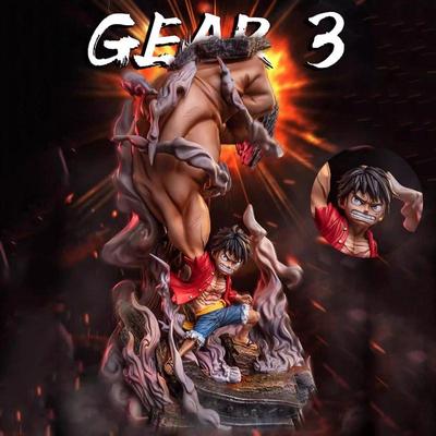 One Piece Figures Gear 3 Luffy akční figurky Big Fist Monkey D Luffy Anime figurka PVC kolekce Modely Hračky Ornamen Dárek pro panenky