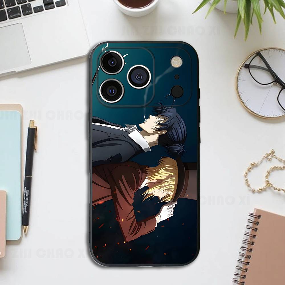 M-Moriarty the P-Patriot Black Phone Case For IPhone 17 16 15 14 13 12 13 12 11 Pro Max Plus XS XR Silicone Soft Back Cover