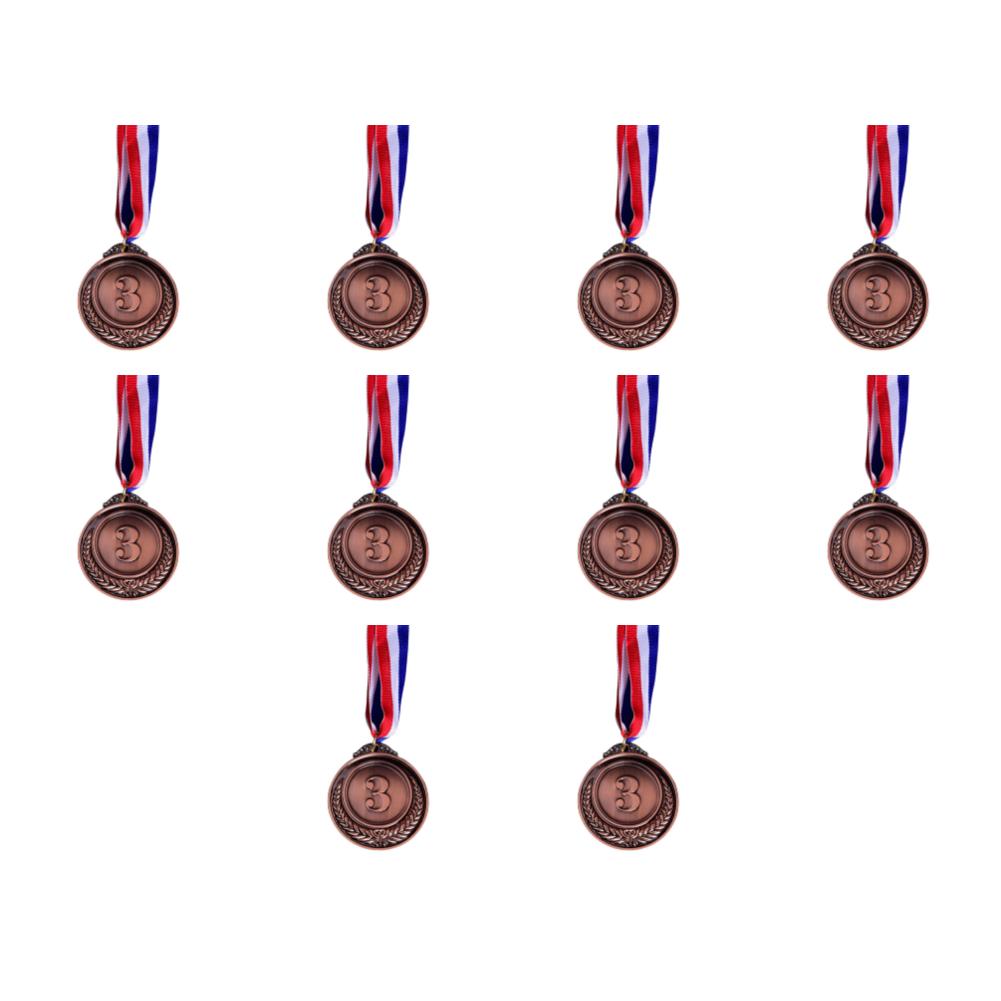 

10Pcs Gold Silver Bronze Award Children Medal Winner Reward Encourage Badge Competitions Prizes for Sport Swimming Souvenir Gift