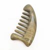 Sandalwood Comb - Green Sandalwood & Rosewood Massage Comb - Wide Tooth Comb for Meridian Acupressure & Curly Hair