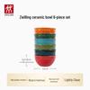 ZWILLING Ceramic Bowl Set - 6 Piece Rainbow Collection