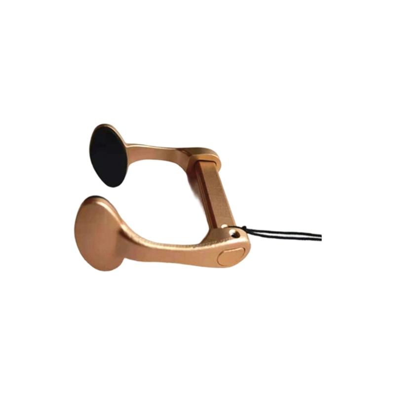 

Aluminum Alloy Diving Nose Clip with Nonslip Silicone Pad Suitable for Swimming Surfing and Water Sports Comfortable Fit золотий